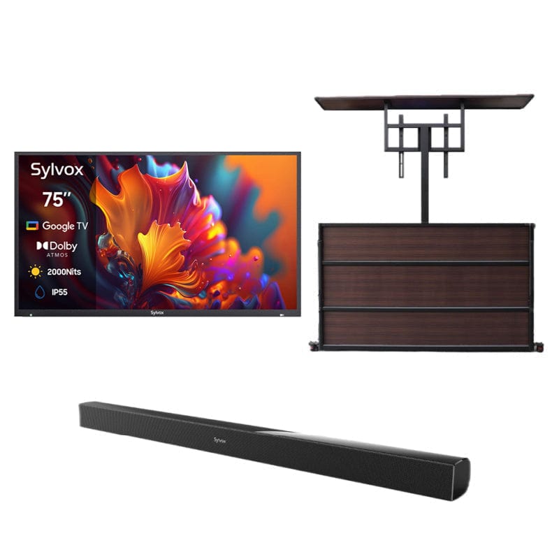 75" QLED Outdoor Fernseher Smart von Google TV  - Pool Pro Serie 2.0 Gen. QLED Version