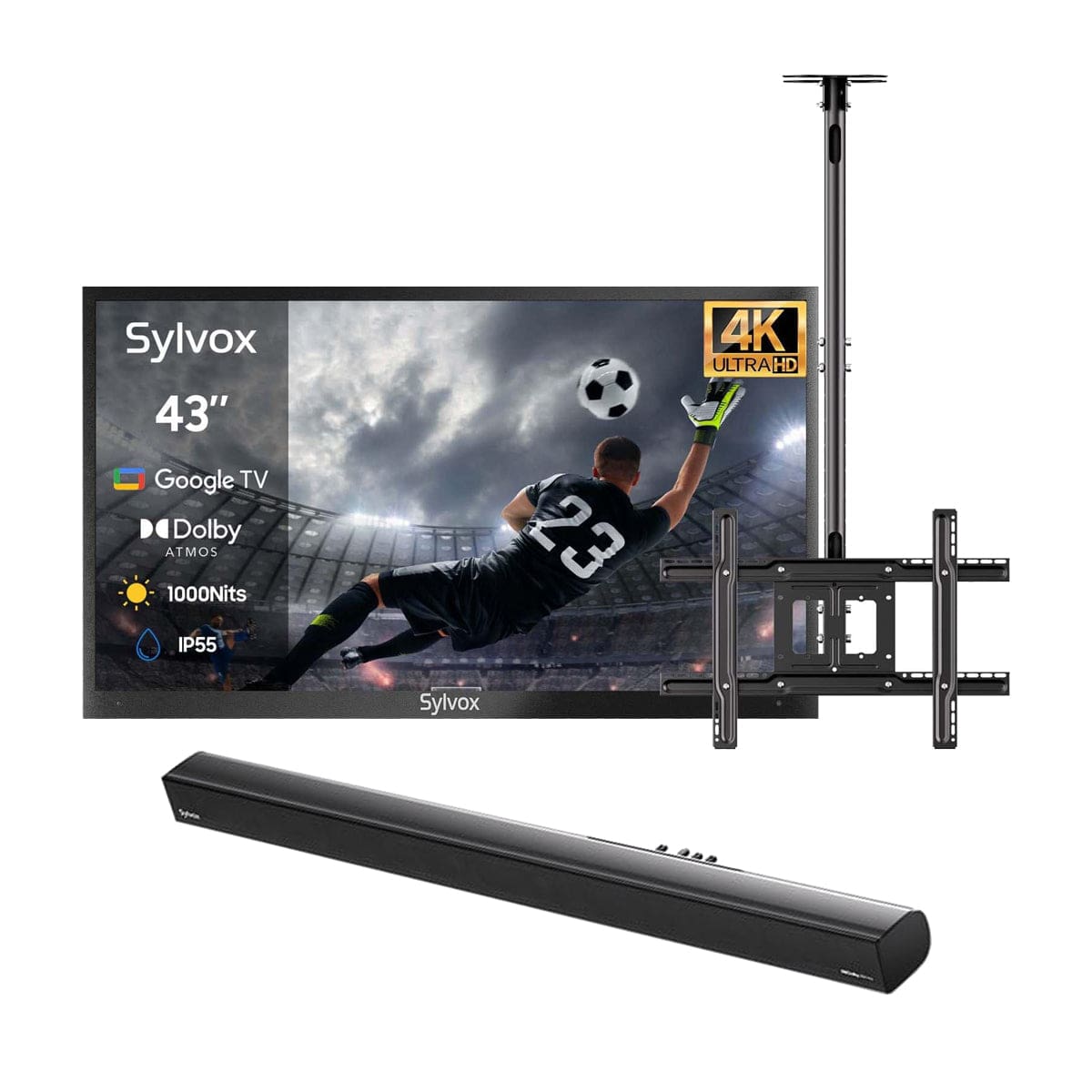43" Smart Outdoor Fernseher von Google TV - Deck Pro Serie 2.0 Gen.