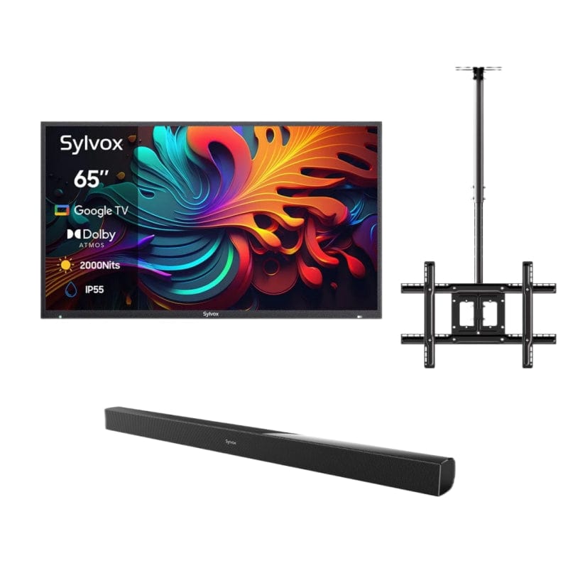65" QLED Outdoor Fernseher Smart von Google TV  - Pool Pro Serie 2.0 Gen. QLED Version