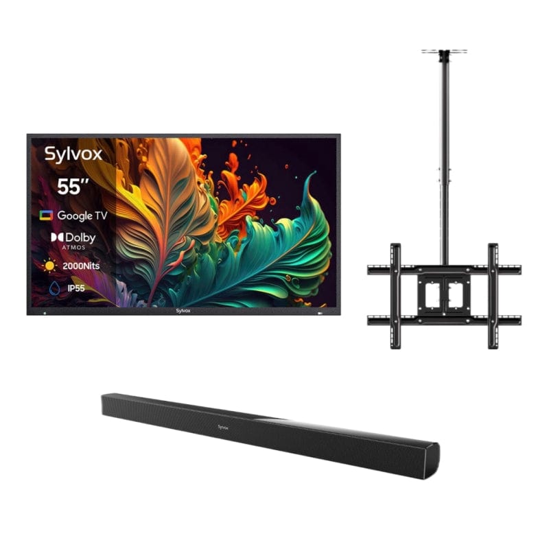 55" QLED Outdoor Fernseher Smart von Google TV  - Pool Pro Serie 2.0 Gen. QLED Version
