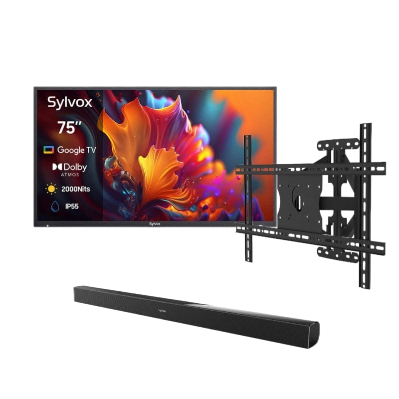 75" QLED Outdoor Fernseher Smart von Google TV  - Pool Pro Serie 2.0 Gen. QLED Version