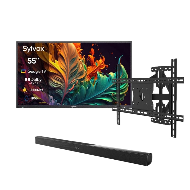 55" QLED Outdoor Fernseher Smart von Google TV  - Pool Pro Serie 2.0 Gen. QLED Version