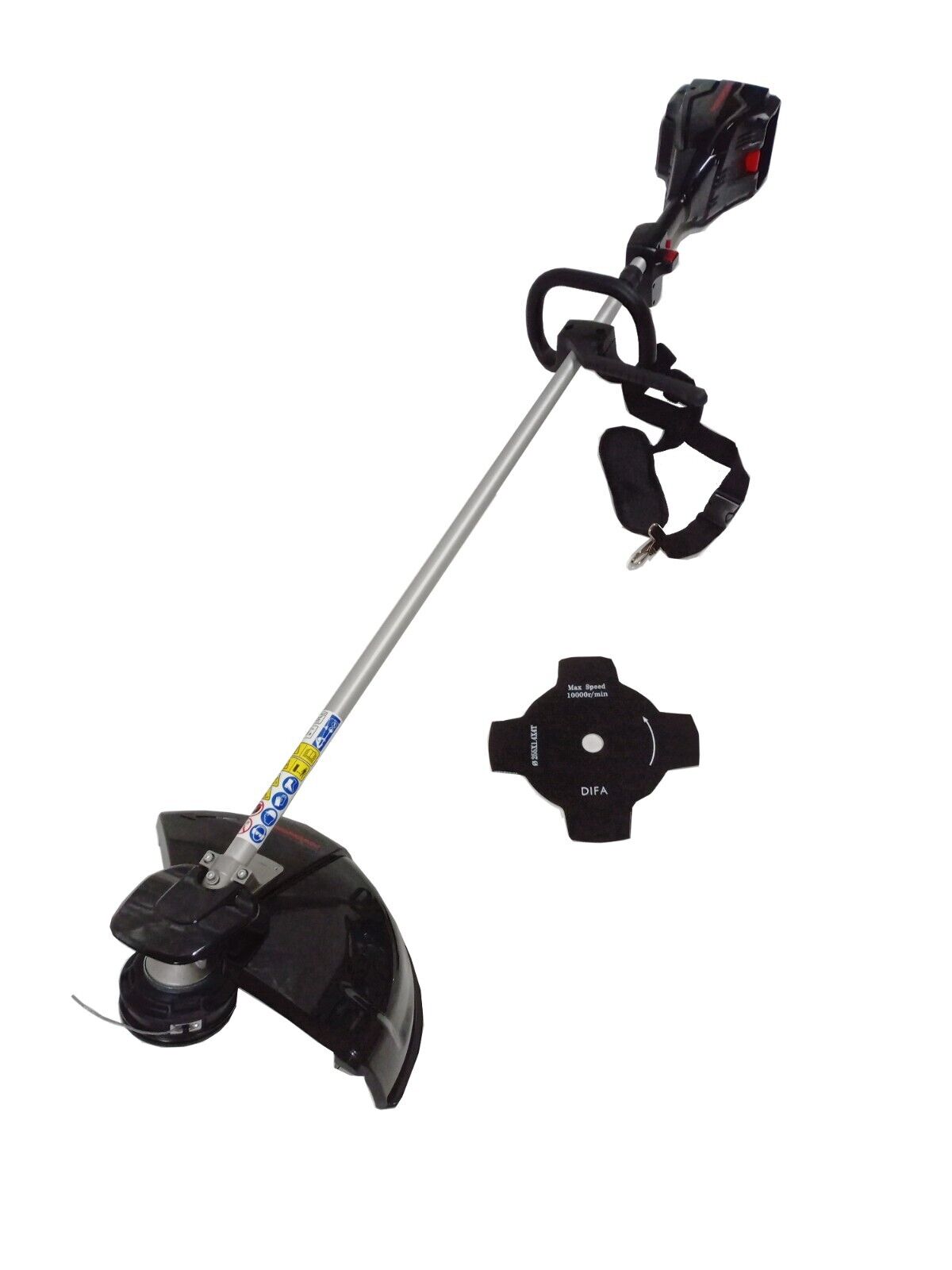 82V Akku Gartengeräte Starterset 2 Trimmer Kettensäge Laubbläser Rasenmäher