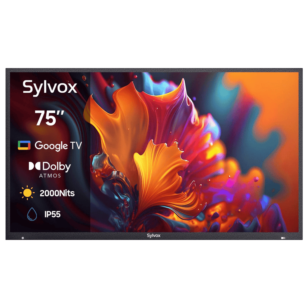 75" QLED Outdoor Fernseher Smart von Google TV  - Pool Pro Serie 2.0 Gen. QLED Version