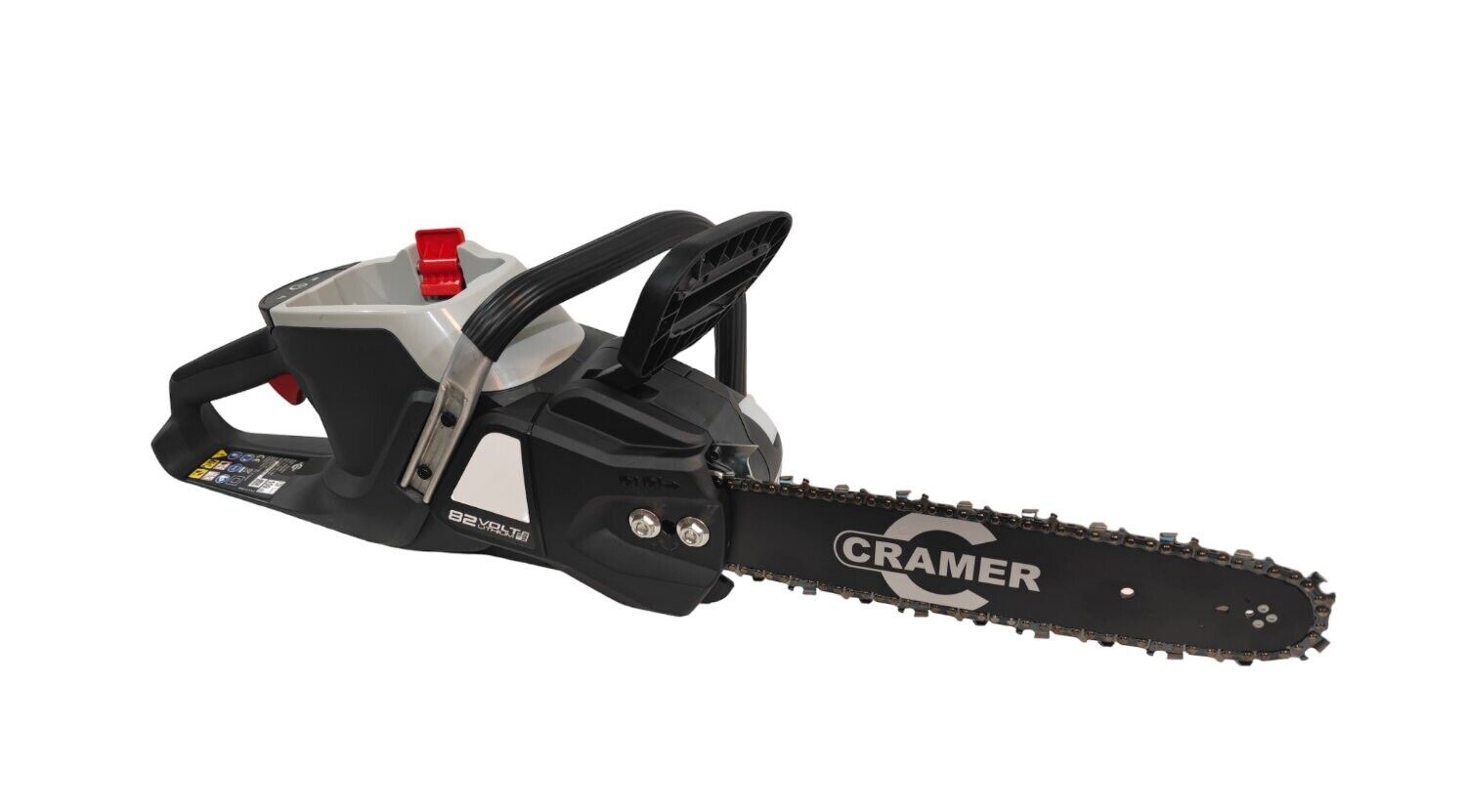 82 V Akku-Kettensäge Cramer 82CS25 2,5 kW incl. 2 Schwerter 45 u. 33 cm u. 3 Ket