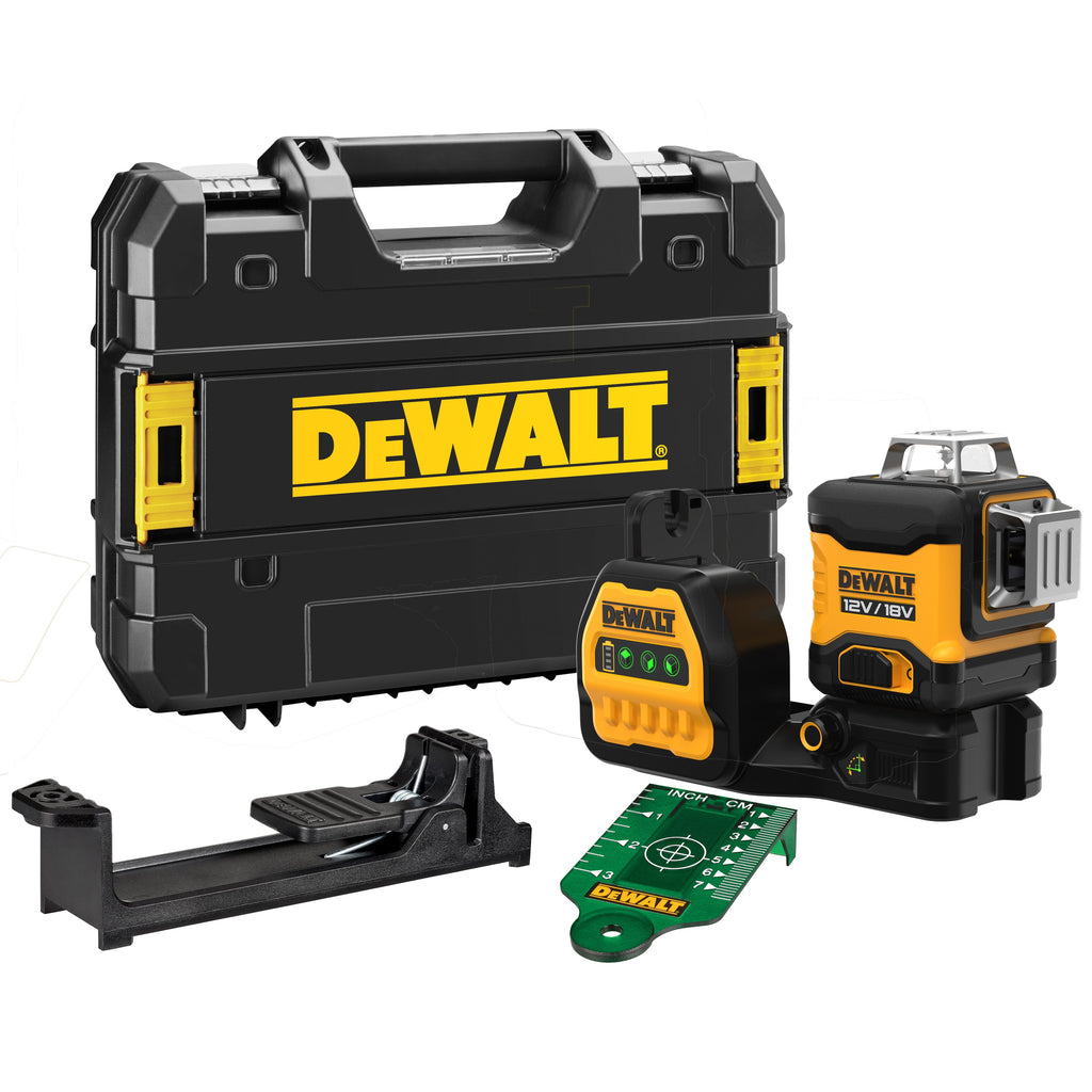 3x360° Multilinien Laser Grün, kompatibel 12V-18V Akku (DeWALT DCE089NG18-XJ)
