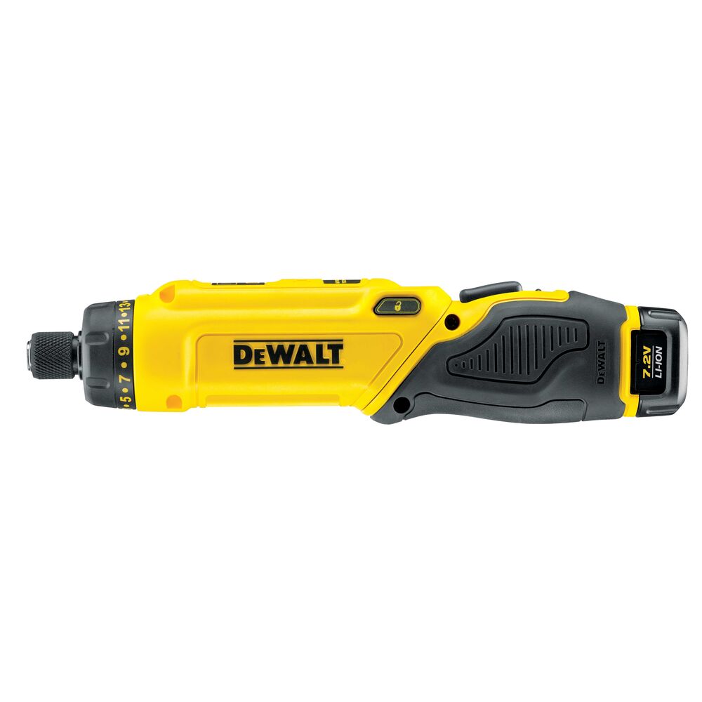 7,2V/2x1.0Ah Akku-Knickschrauber 1/4" Innensechskant (DeWALT DCF680G2-QW)