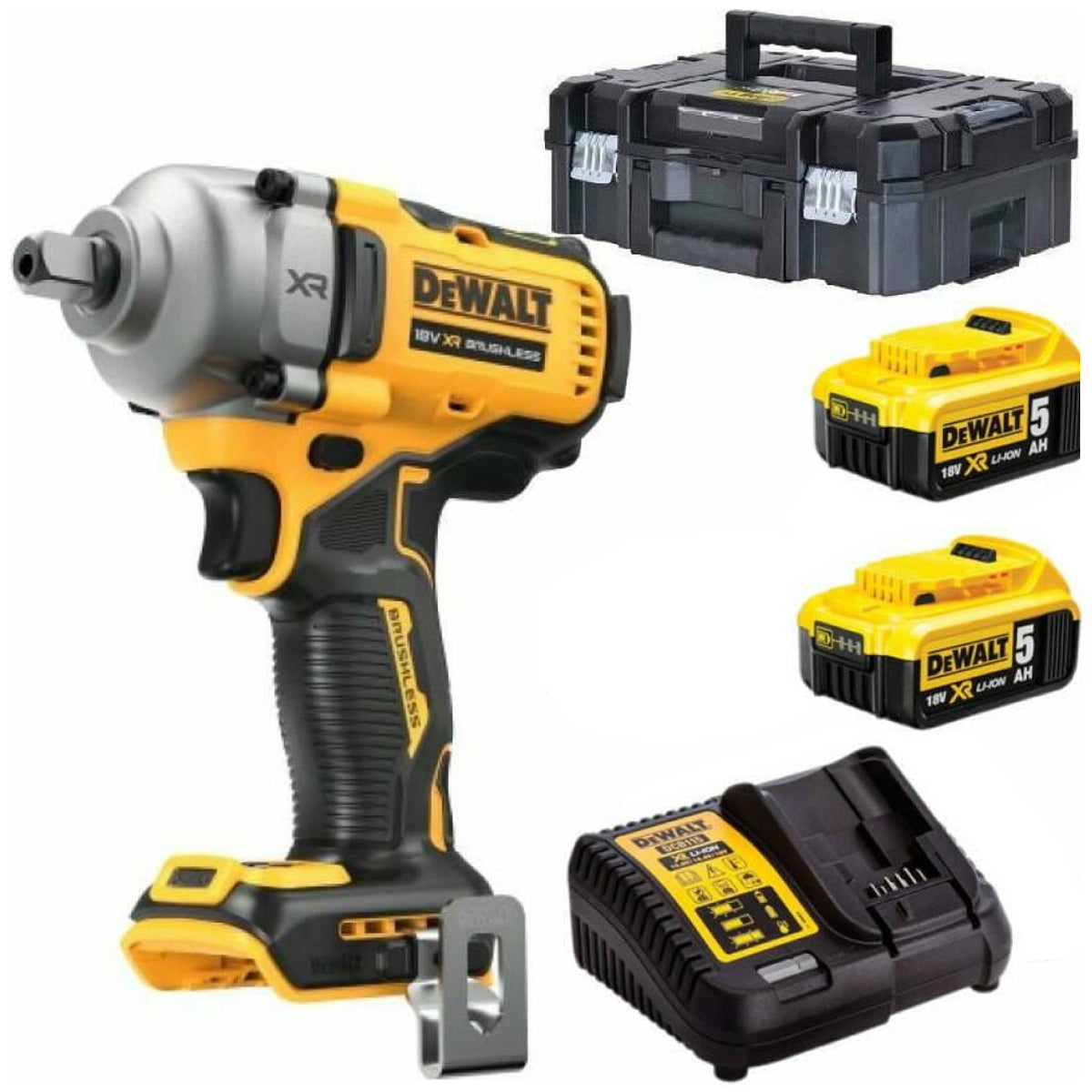 18V/2x5.0Ah - 1/2" Akku-Schlagschrauber 813Nm (DeWALT DCF892P2T-QW)