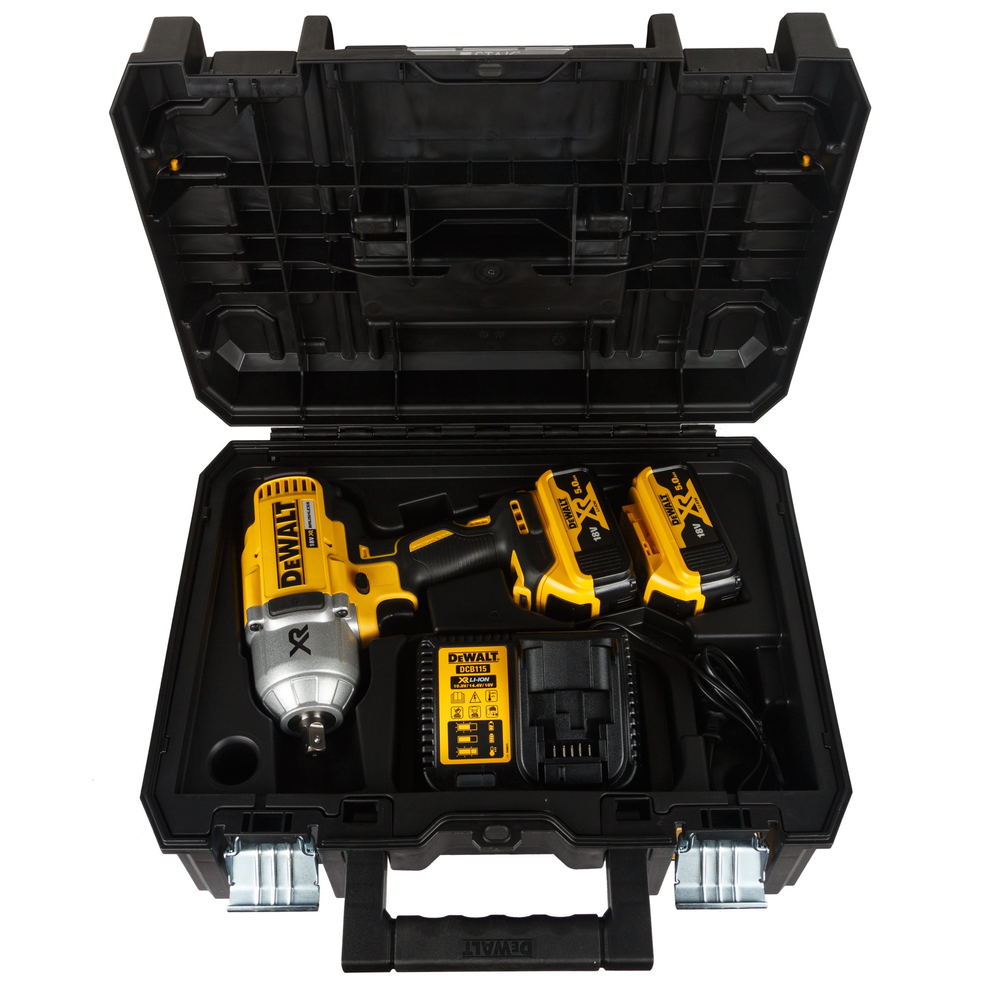 1/2" 950Nm Akku-Schlagschrauber 18V, 2x5Ah Li-Ion (DeWALT DCF899P2-QW)