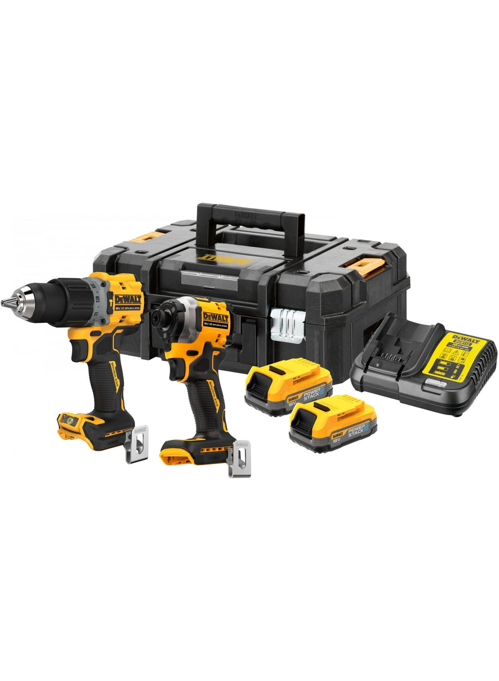 18V/2x1.7Ah Akku-Kombopack, DCD805+DCF850+DCB112+TSTAKII (DeWALT DCK2050E2T-QW)