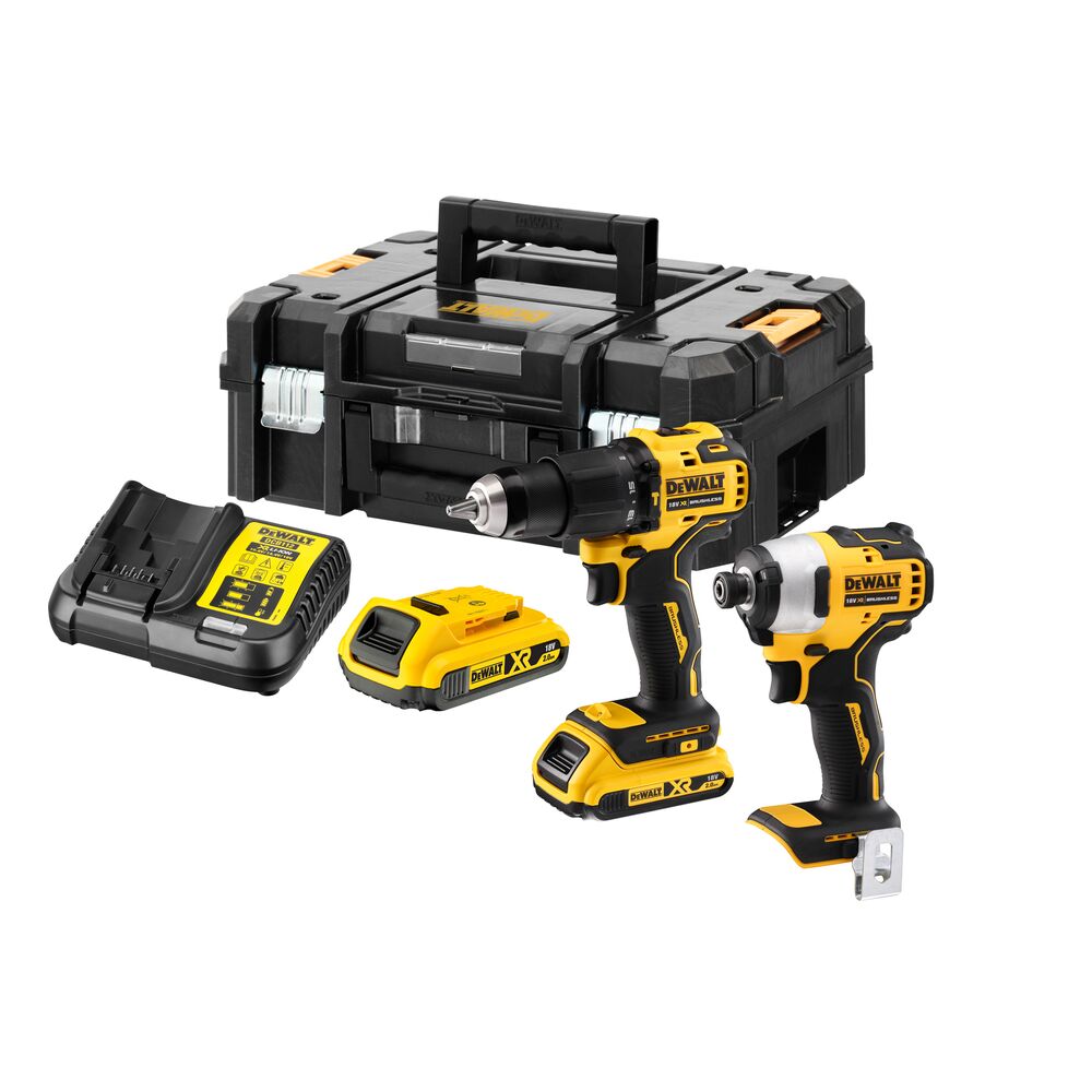 18V/2x2Ah Akku-Kombopack (2-tlg.) DCD 709+DCF 809 TSTAK (DeWALT DCK2062D2T-QW)