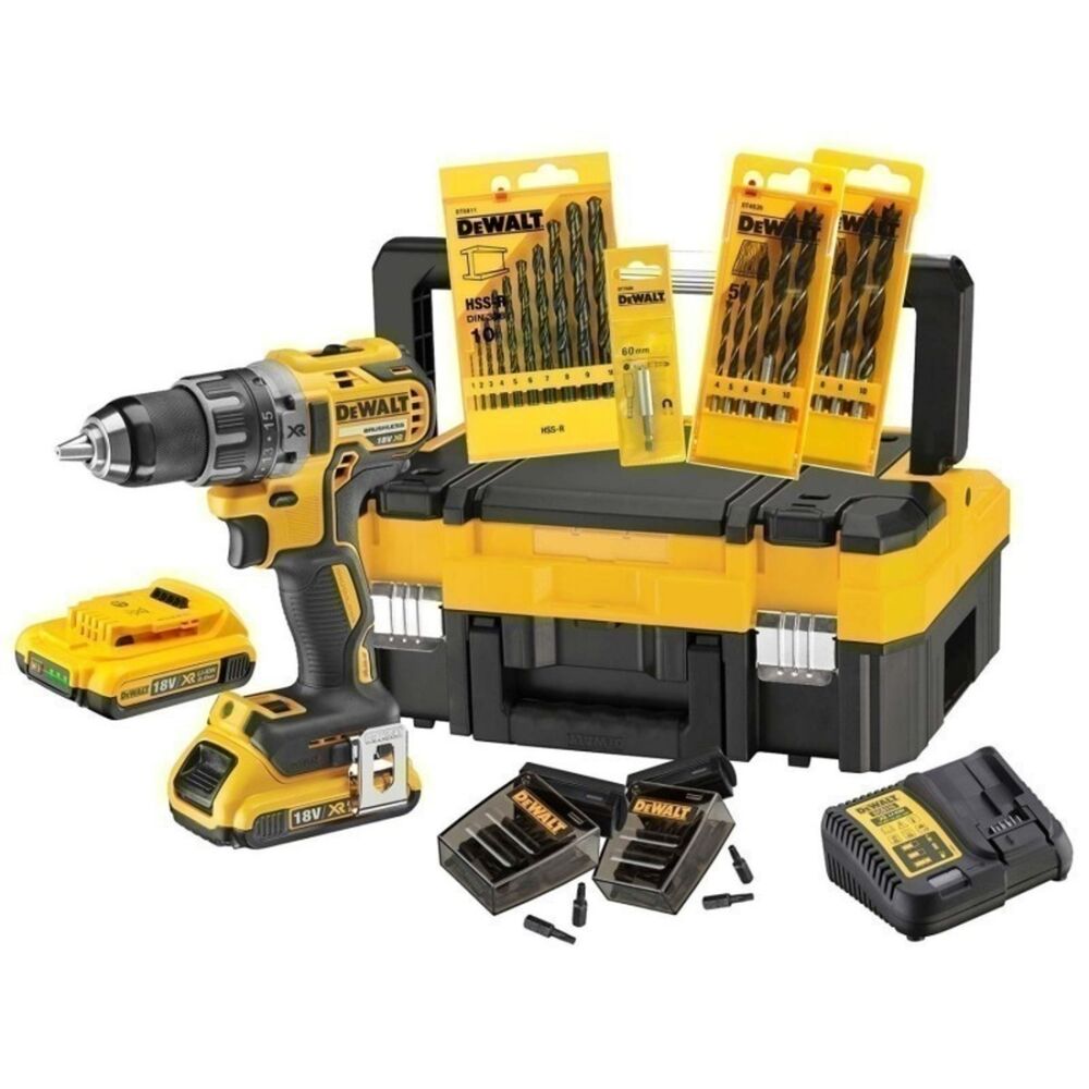 18V/2x2.0Ah Akku-Bohrschrauber-Set (DeWALT DCK791D2T-QW)