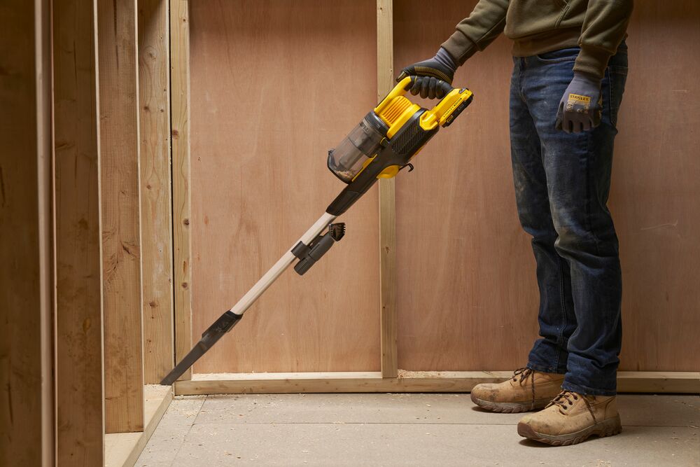 18V Akku-Staubsauger, 1x 2,0 Ah Li-Ion Akku, Ladegerät (STANLEY SFMCVS001D1-QW)