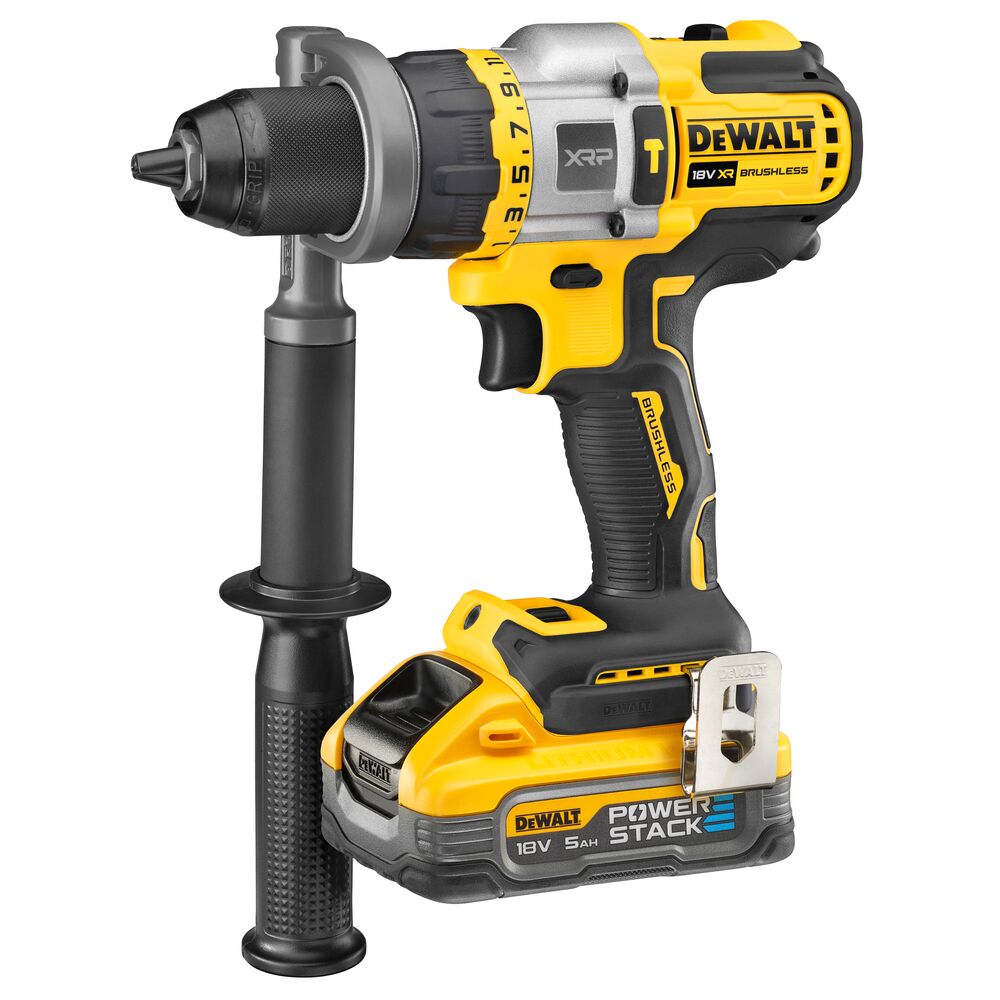 18V/2x5Ah Akku-Schlagbohrschrauber 1.5-13mm (DeWALT DCD999H2T-QW)