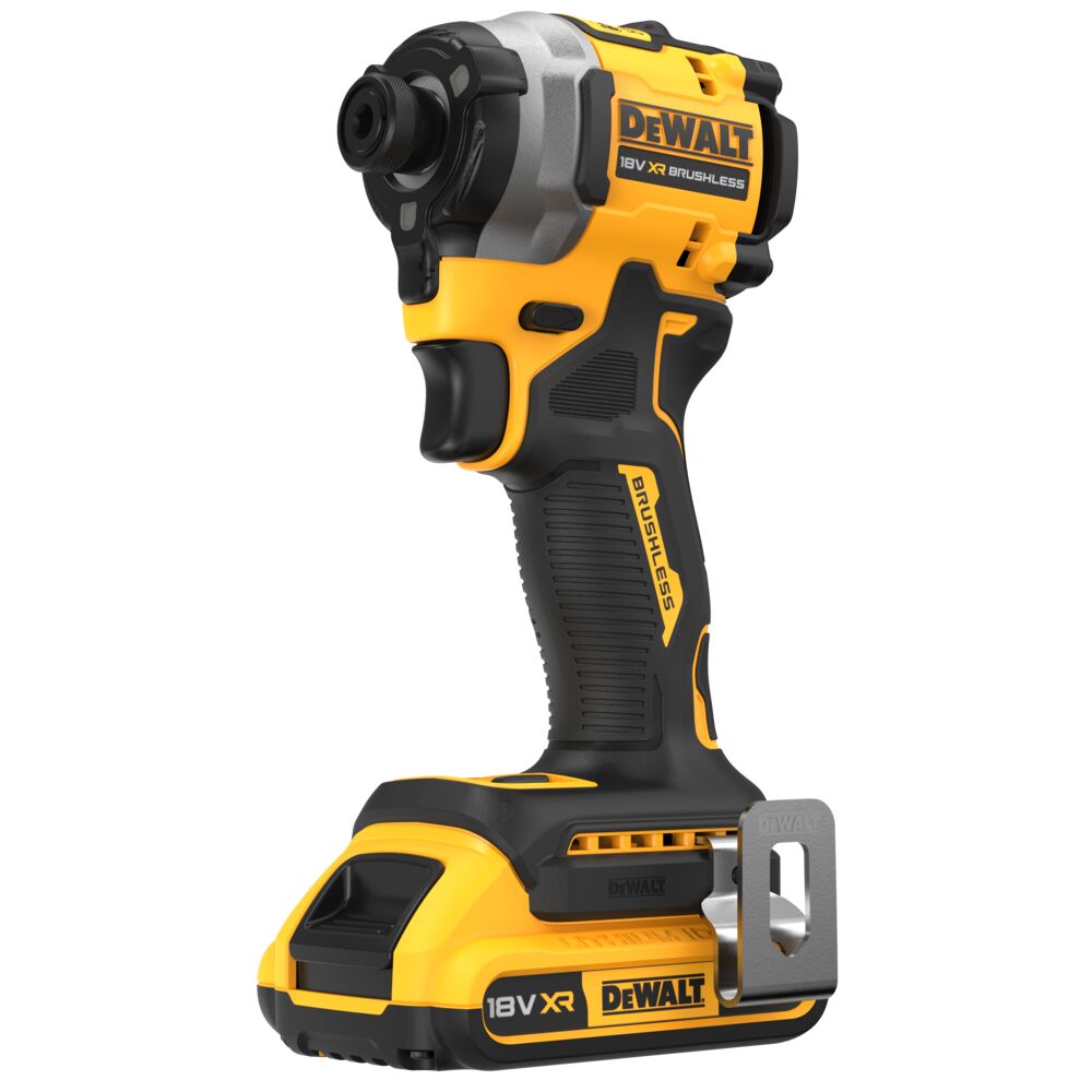 18V/2x2.0Ah Akku Schlagschrauber 1/4" Innensechskant (DeWALT DCF850D2T-QW)