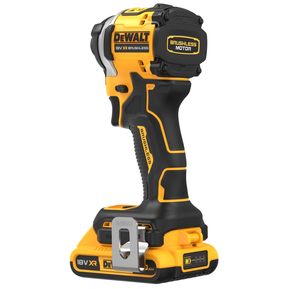 18V/2x2.0Ah Akku Schlagschrauber 1/4" Innensechskant (DeWALT DCF850D2T-QW)