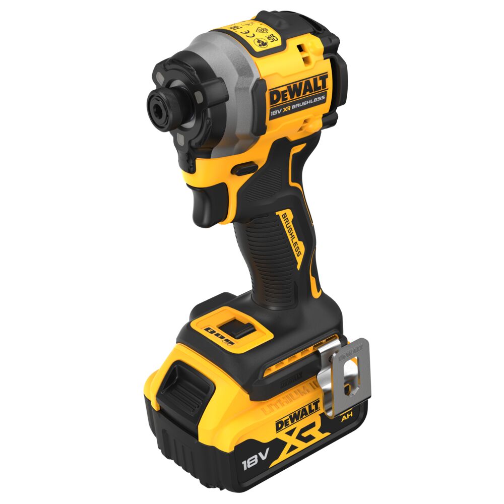 18V/2x5Ah Akku Schlagschrauber 1/4" Innensechskant (DeWALT DCF850P2T-QW)
