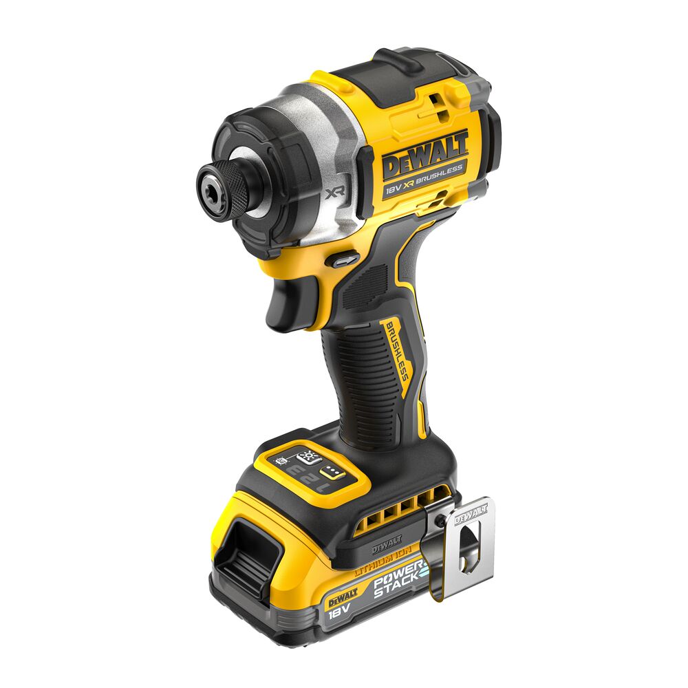 18V/2x1.7Ah Akku Schlagschrauber 1/4" Innensechskant 282Nm (DeWALT DCF860E2T-QW)