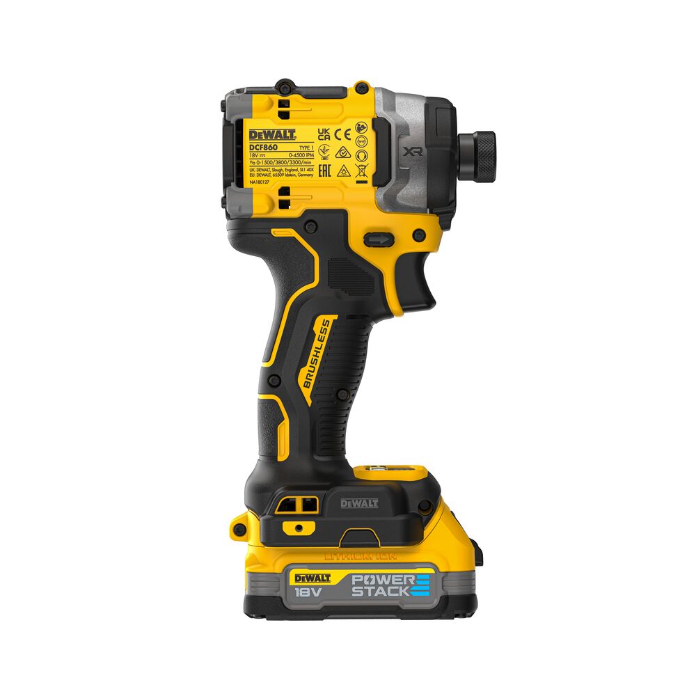 18V/2x1.7Ah Akku Schlagschrauber 1/4" Innensechskant 282Nm (DeWALT DCF860E2T-QW)