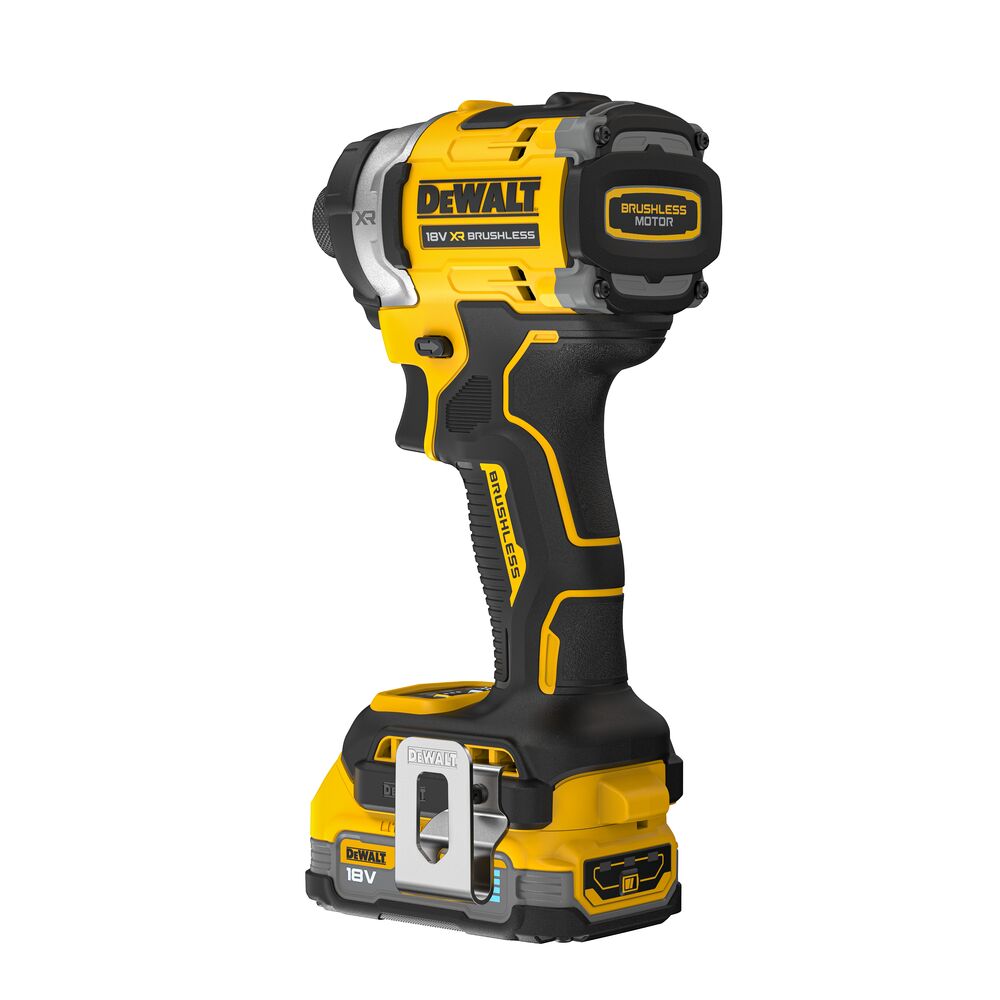 18V/2x1.7Ah Akku Schlagschrauber 1/4" Innensechskant 282Nm (DeWALT DCF860E2T-QW)