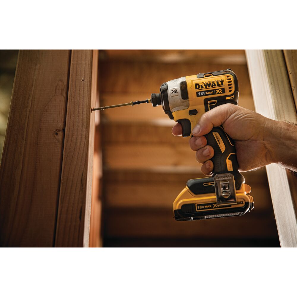 18V/2Ah Akku Schlagschrauber 1/4" Innensechskant (DeWALT DCF887D2-QW)