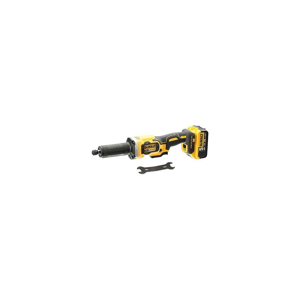 18V/2x5Ah Akku-Geradschleifer 6mm, T STAK-Box II (DeWALT DCG426P2-QW)