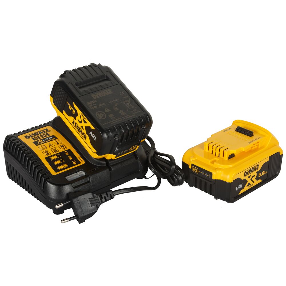 18V/2x5Ah Akku-Geradschleifer 6mm, T STAK-Box II (DeWALT DCG426P2-QW)