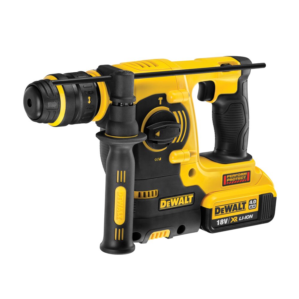 18V/2x4Ah 400W SDS-plus Akku-Kombihammer 26mm, 2,1J (DeWALT DCH254M2-QW)