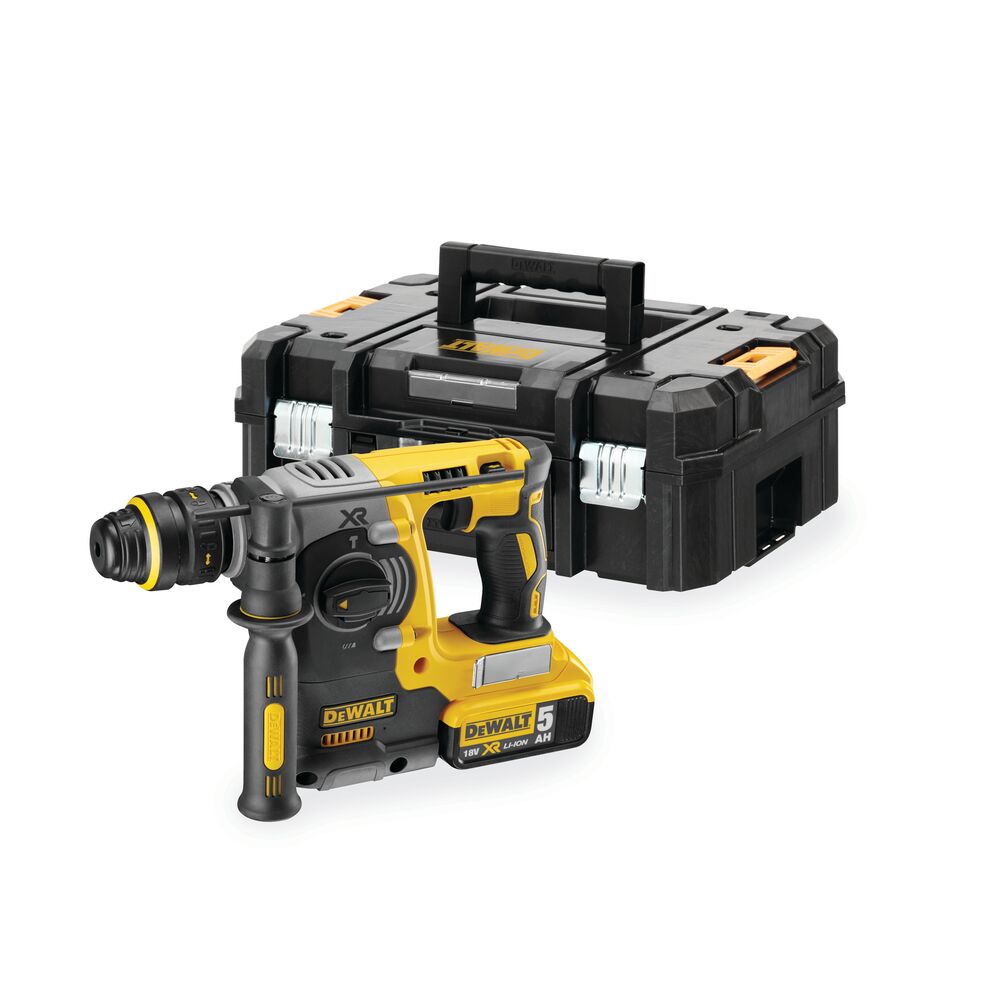 18V/2x5Ah SDS-plus Akku-Kombihammer 24mm, 2,1J (DeWALT DCH273P2T-QW)