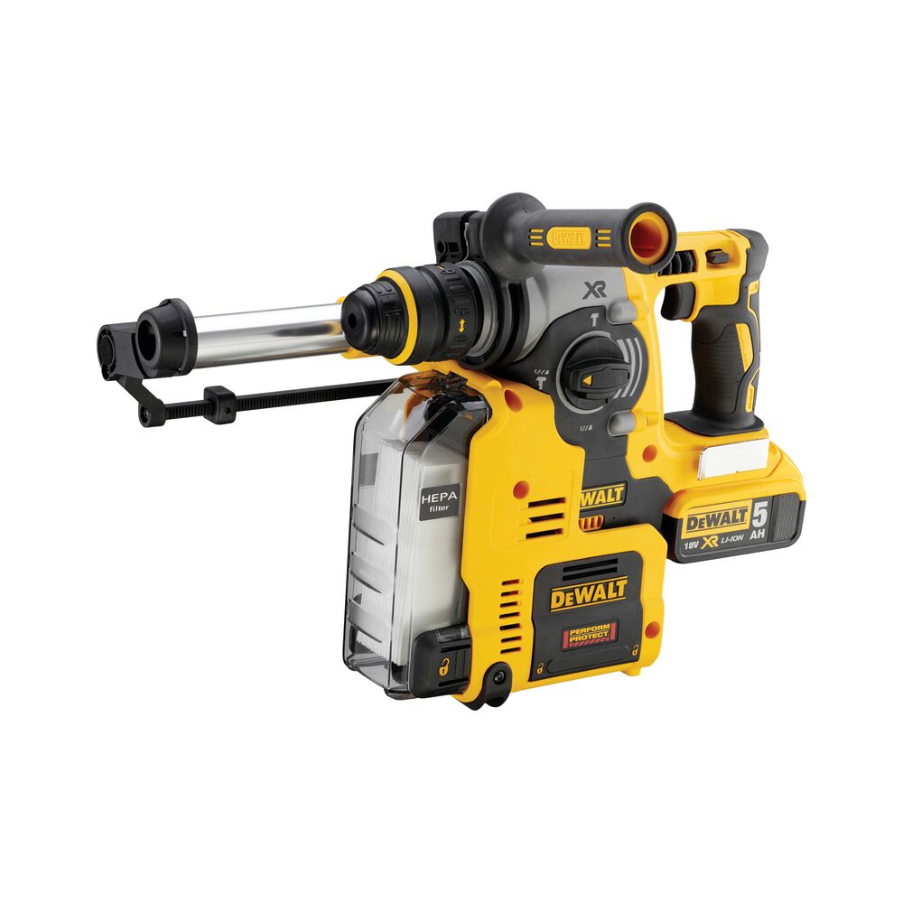 18V/5Ah SDS-plus Akku-Kombihammer 24mm, 2,1J SSBF (DeWALT DCH275P2-QW)