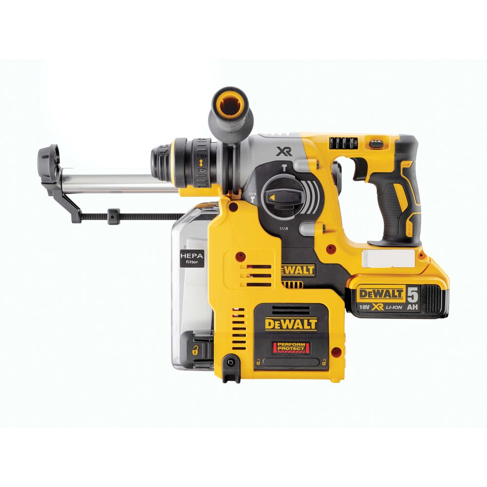 18V/5Ah SDS-plus Akku-Kombihammer 24mm, 2,1J SSBF (DeWALT DCH275P2-QW)