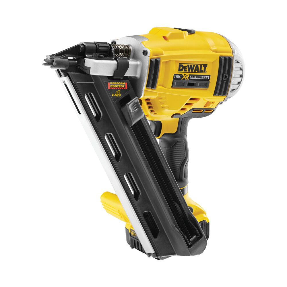 18V/5.0Ah Zwei-Stufen-Akku-Nagler & Klammergeräte 90mm (DeWALT DCN695P2-QW)