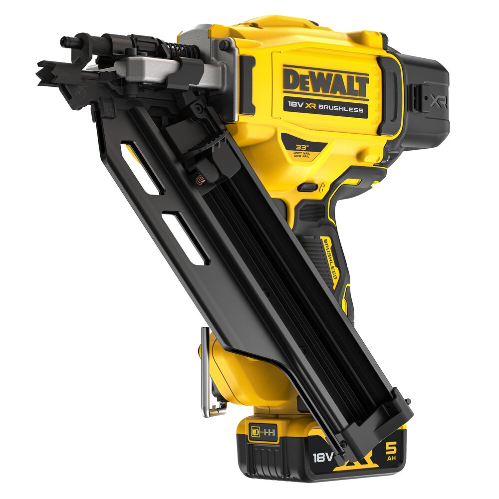 18V/2x5Ah Akku-Nagler, Einzel&Serienauslösung 90mm-Basic (DeWALT DCN930P2-QW)