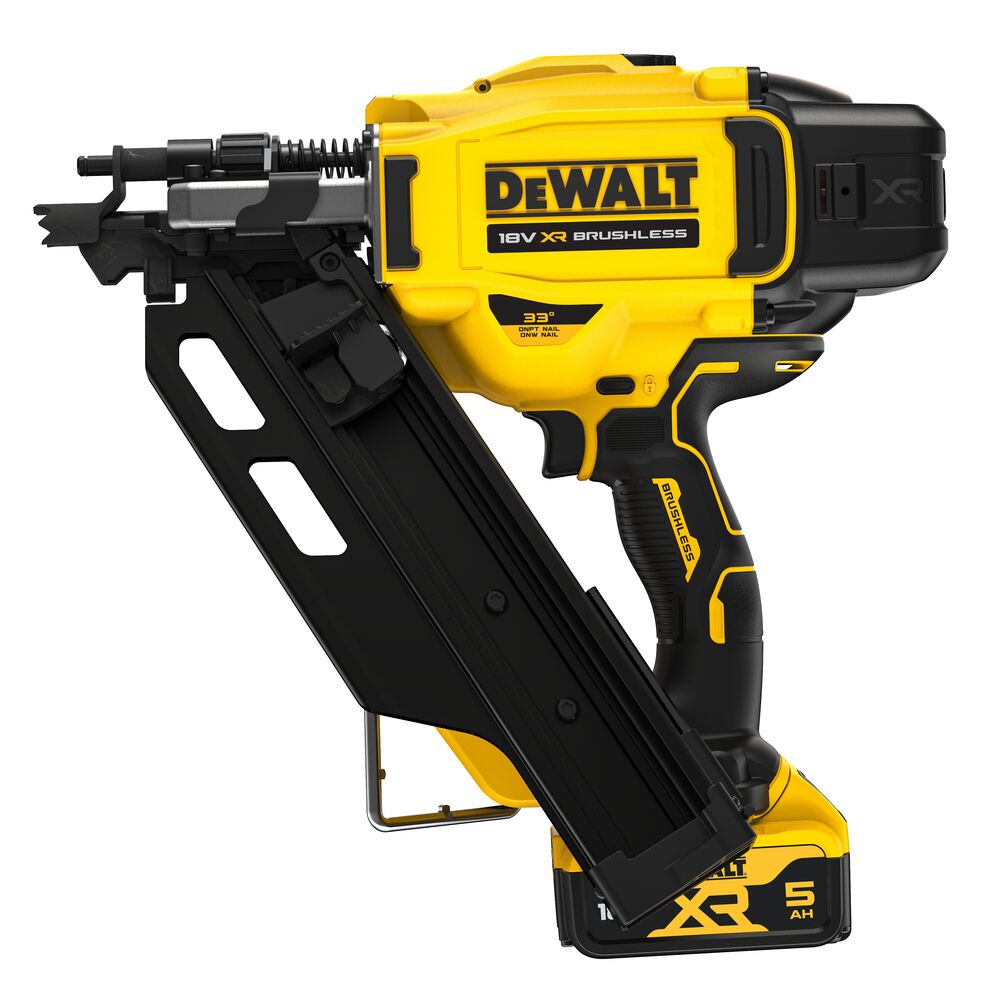 18V/2x5Ah Akku-Nagler, Einzel&Serienauslösung 90mm-Basic (DeWALT DCN930P2-QW)