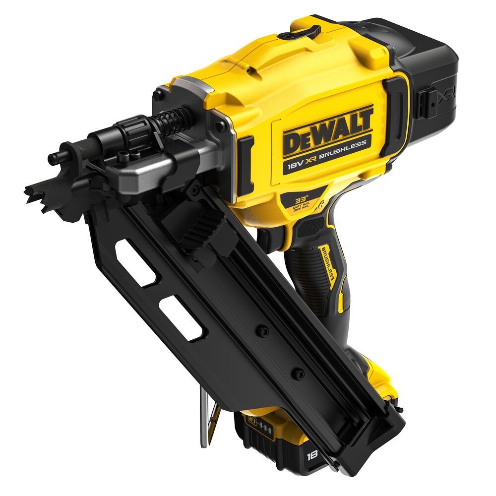 18V/2x5Ah Akku-Nagler, Einzel&Serienauslösung 90mm-Basic (DeWALT DCN930P2-QW)