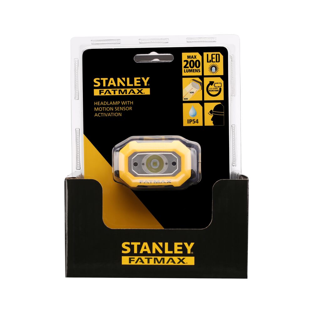 50+200Lm LED-Stirnleuchte, IP54, Lampe (STANLEY FMHT81509-0)