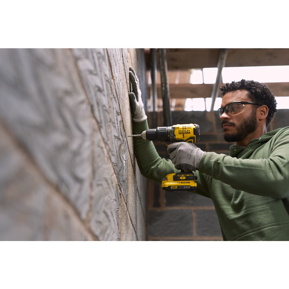 18V/2x2Ah FATMAX Akku-Schlagbohrschrauber (STANLEY SFMCD715D2K-QW)