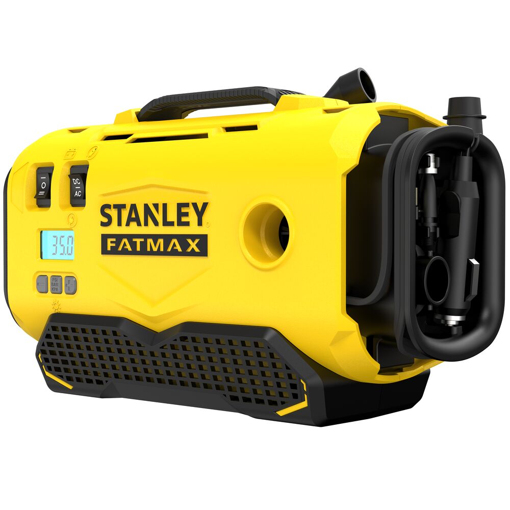 10L/10bar FatMax Akku-Kompressor ohne Akku, 230V/18V (STANLEY SFMCE520B-QW)