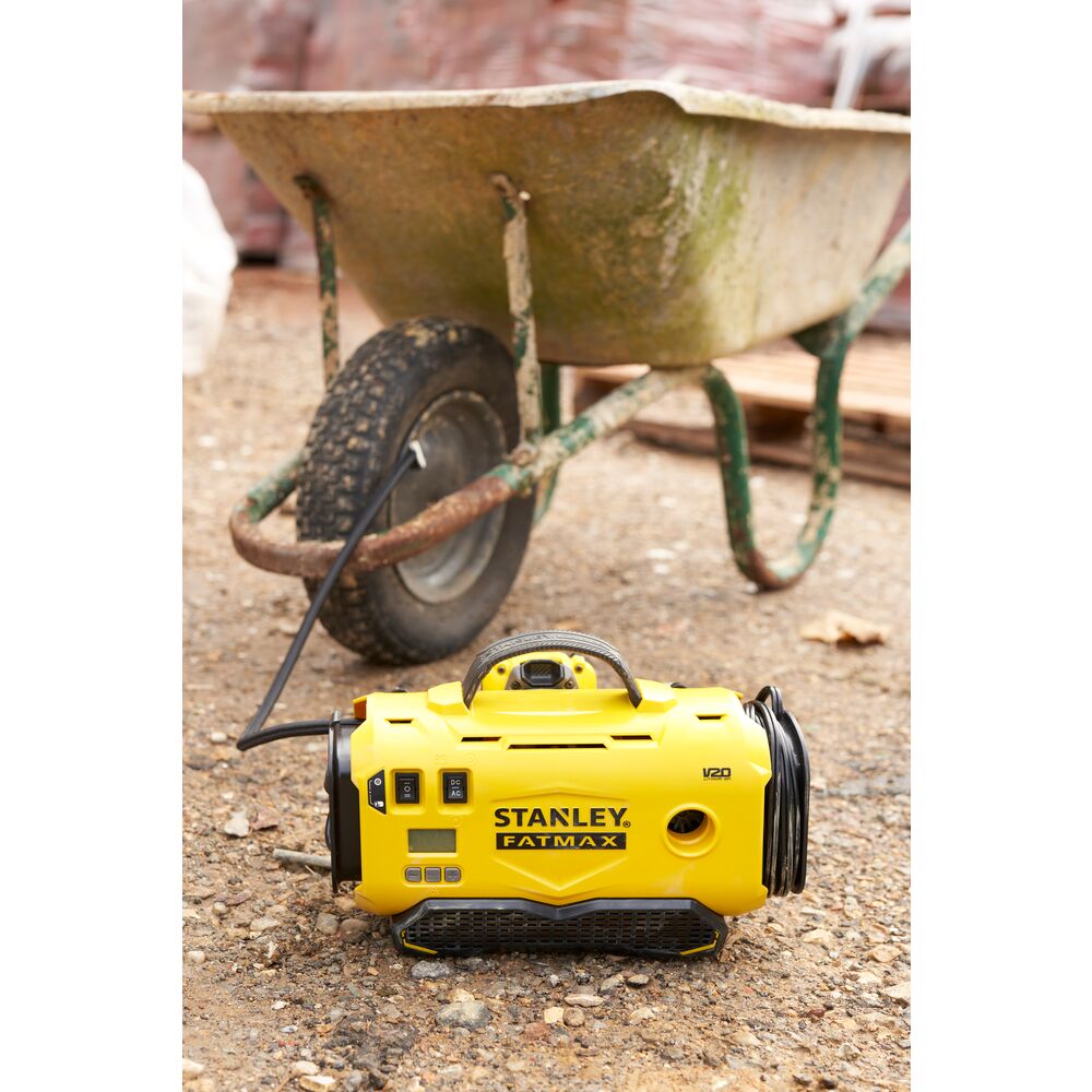 10L/10bar FatMax Akku-Kompressor ohne Akku, 230V/18V (STANLEY SFMCE520B-QW)