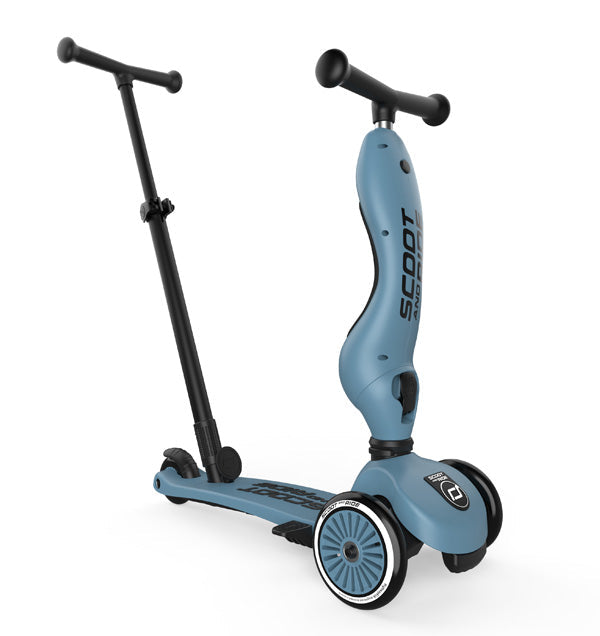 Scoot & Ride Highwaykick 1 Push and Go steel blau