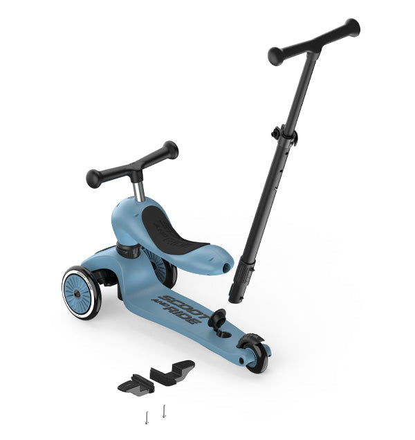 Scoot & Ride Highwaykick 1 Push and Go steel blau