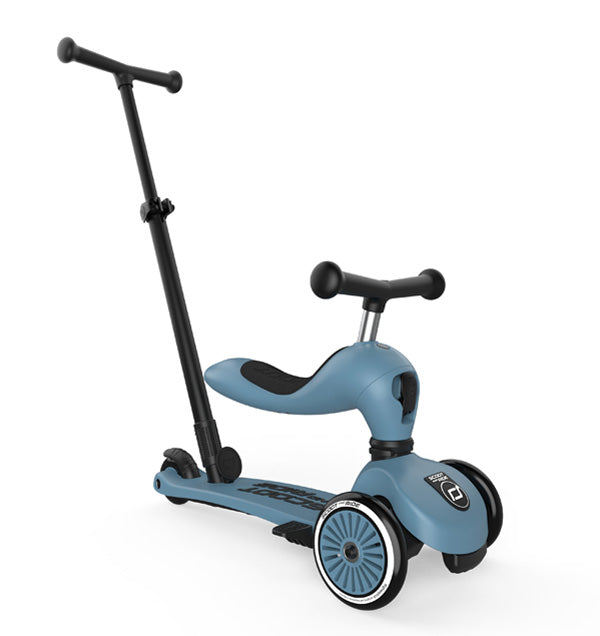 Scoot & Ride Highwaykick 1 Push and Go steel blau