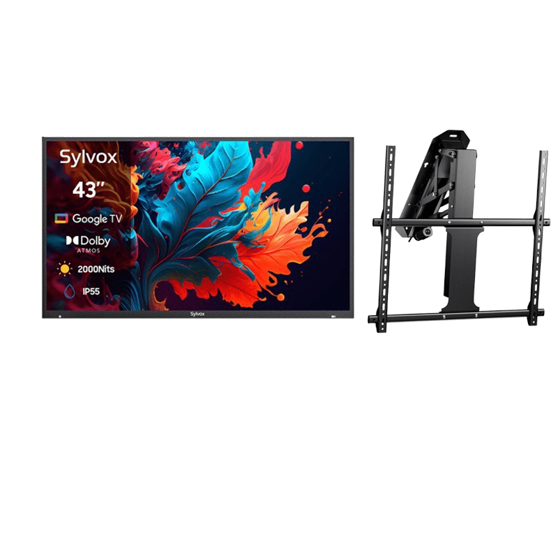 43" QLED Outdoor Fernseher Smart von Google TV  - Pool Pro Serie 2.0 Gen. QLED Version