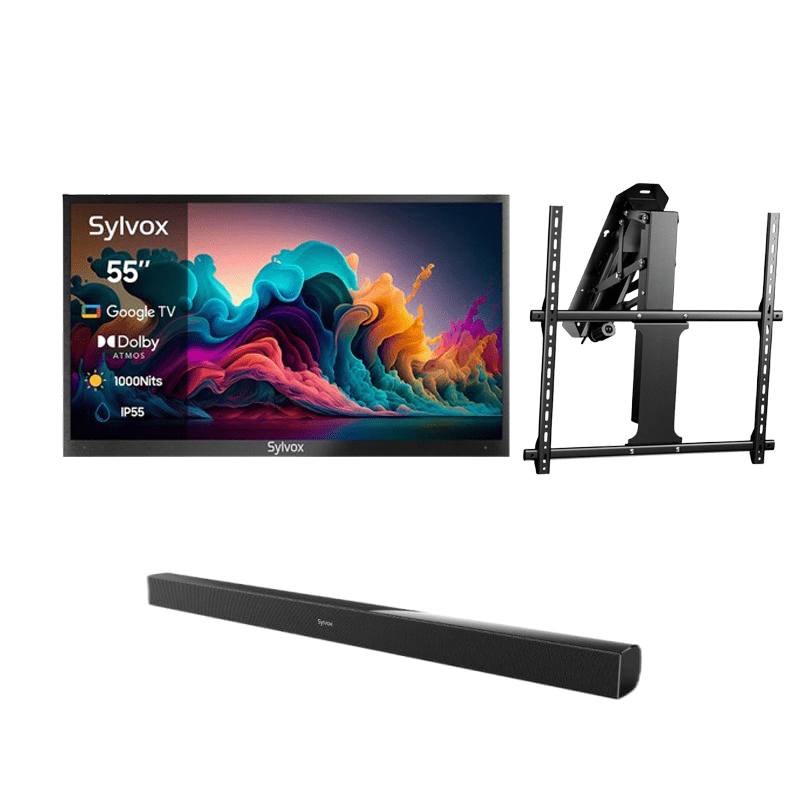 55" QLED Outdoor Fernseher Smart von Google TV - Deck Pro Serie 2.0 Gen. QLED Version