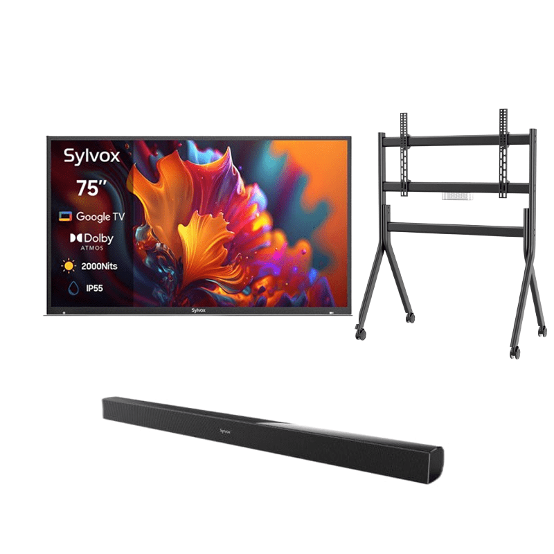 75" QLED Outdoor Fernseher Smart von Google TV  - Pool Pro Serie 2.0 Gen. QLED Version