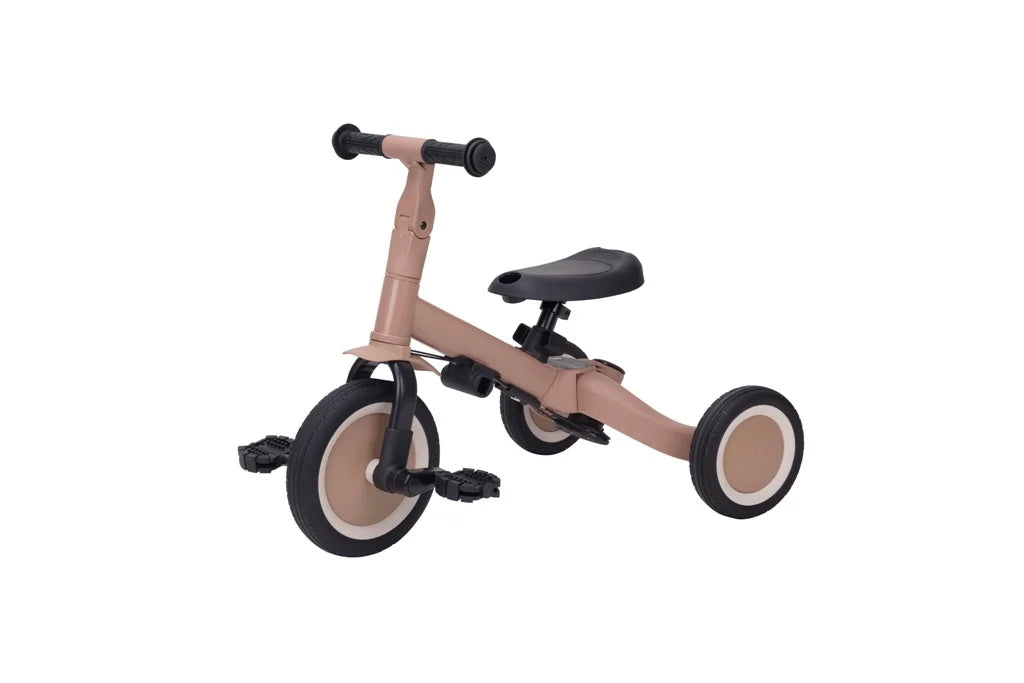 4-IN-1 Dreirad LIO mit Schiebestange - Macchiato Braun