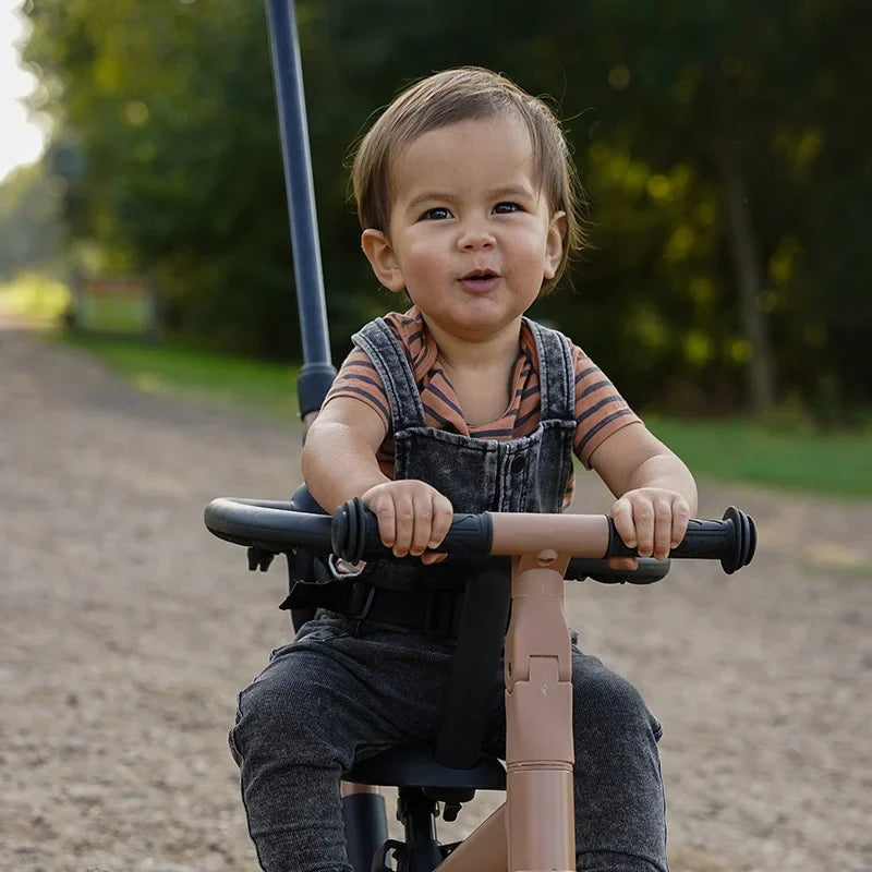 4-IN-1 Dreirad LIO mit Schiebestange - Macchiato Braun